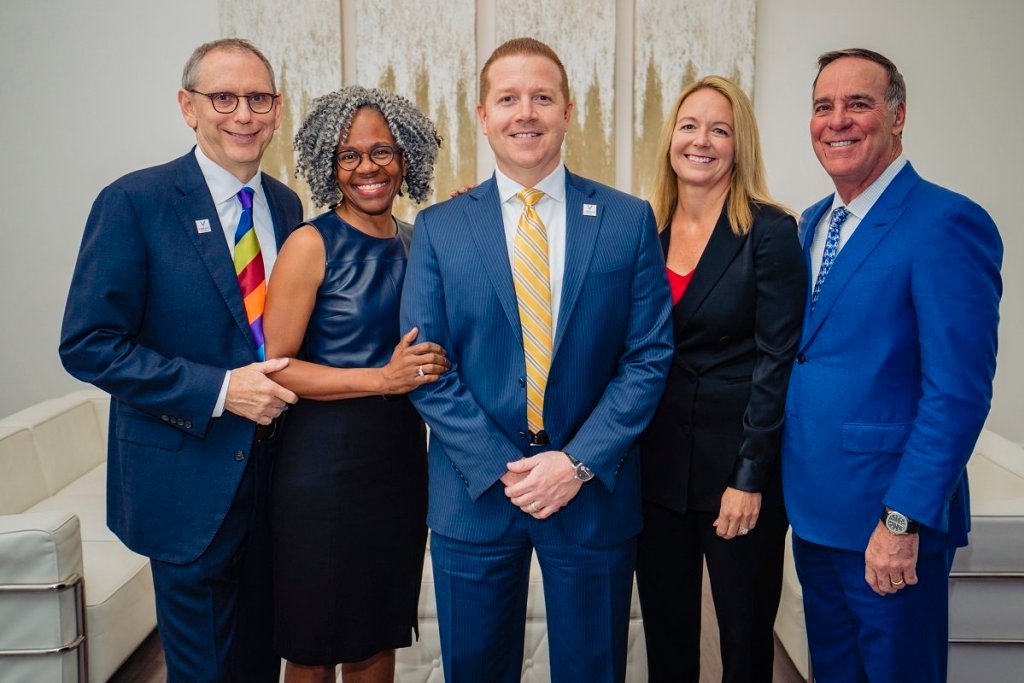 From left to right: Dr. Steve Stites, Dr. Sandra Stites, Patrick Sallee, Tracy Lockton, David Lockton